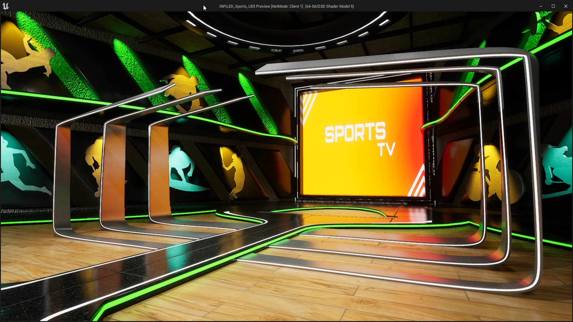 IBC Infiled Curved LED VP Set