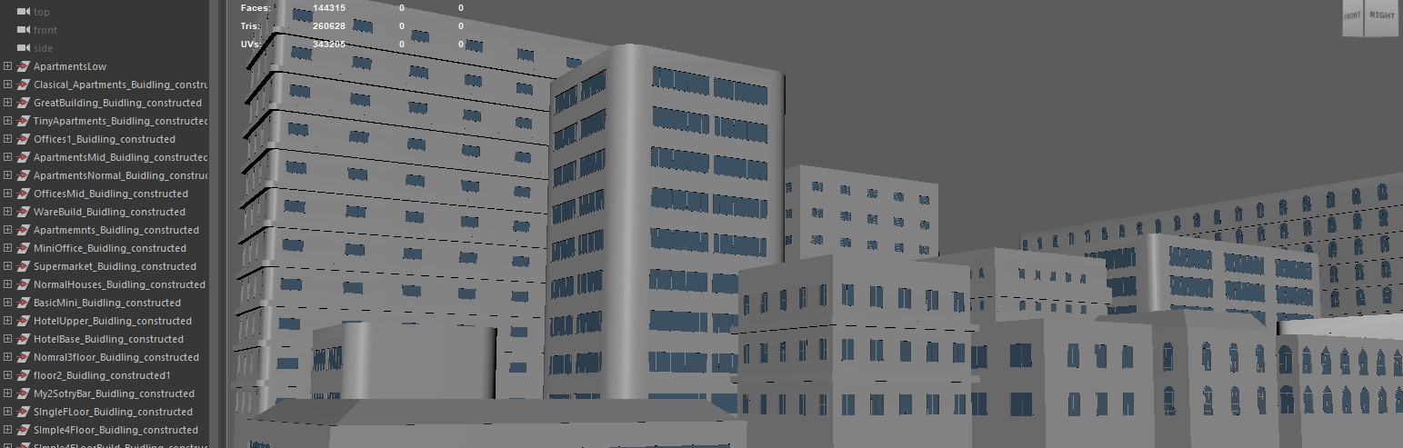 Maya building Screenshot